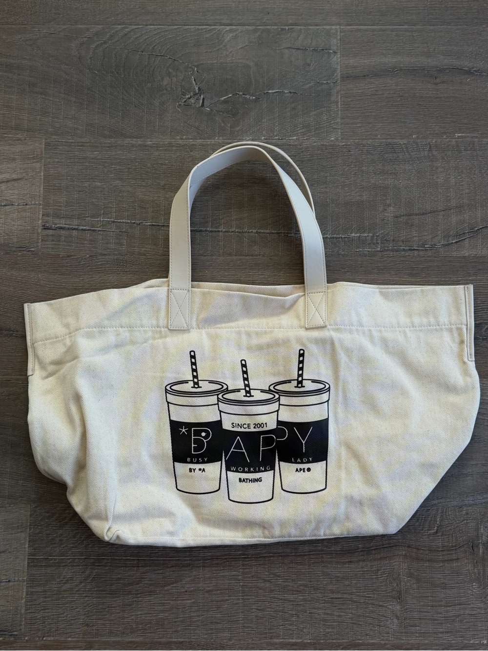 *BAPY BY A BATHING APE® Canvas Tote!